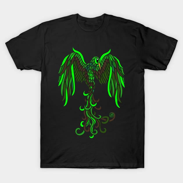 Earth - Phoenix T-Shirt by ArtLovePassion